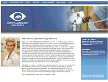Tablet Screenshot of ophthalmologyvet.com